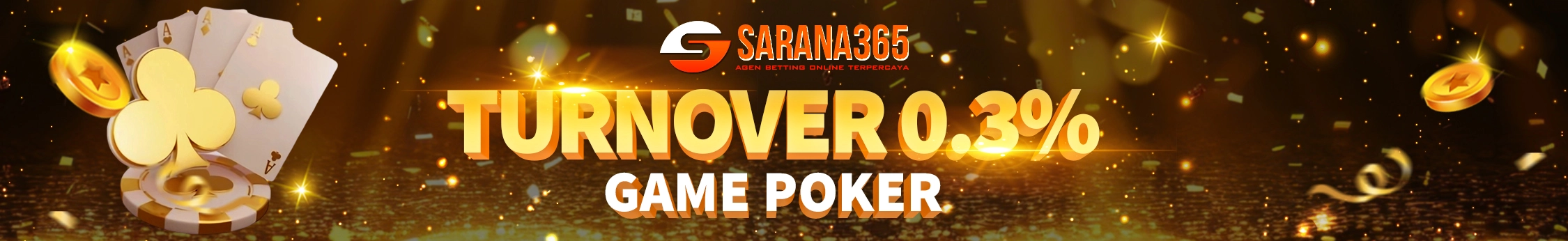 BONUS TURNOVER GAME POKER 0.3%