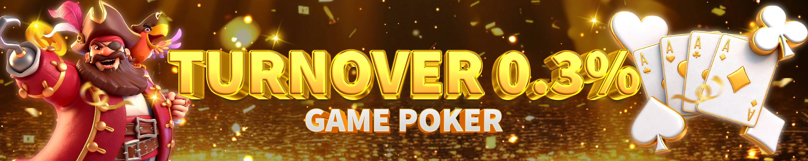BONUS TURNOVER GAME POKER 0.3%